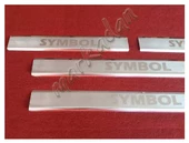 Db Chrome Renault Symbol Kapı Eşiği 2009-2012 4 Parça Paslanmaz Çelik thumbnail 2