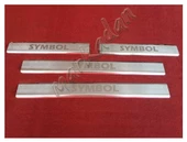 Db Chrome Renault Symbol Kapı Eşiği 2009-2012 4 Parça Paslanmaz Çelik thumbnail 1