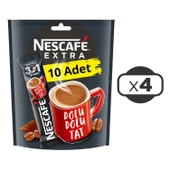 Nescafe 3ü1 Arada Extra 10'lu Ekonomik Paket X 4 Adet - 2