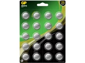 GP Batteries Cr2016 2016 Boy Lityum Düğme Pil, 3 Volt, 20'li Kart thumbnail 1