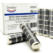 15 Adet Metal Başlı Rumen Japon Mıknatısı 1. Kalite - 1