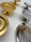 6'lı Gold ve Gümüş Makaronluk, Mini Lokumluk, Kahve Yanı Sunumluk, Şekerlik - 2