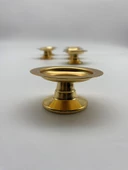 6'lı Gold ve Gümüş Makaronluk, Mini Lokumluk, Kahve Yanı Sunumluk, Şekerlik - 5