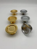 6'lı Gold ve Gümüş Makaronluk, Mini Lokumluk, Kahve Yanı Sunumluk, Şekerlik - 1