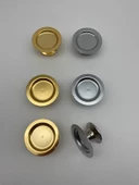 6'lı Gold ve Gümüş Makaronluk, Mini Lokumluk, Kahve Yanı Sunumluk, Şekerlik - 3