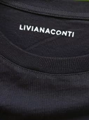 Liviana Conti Çizgi Baskılı Kısa Kollu Tişört - 6
