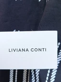 Liviana Conti Çizgi Baskılı Kısa Kollu Tişört - 8