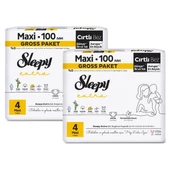 Sleepy Extra Günlük Aktivite Gross Paket Bebek Bezi 4 Numara Maxi 200 Adet thumbnail 3