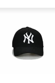 Kostan Aksesuar Unisex Siyah Ny New York Şapka - 1