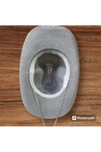 ince bez kovboy fötr delikli şapka ipli yaz unisex kadın erkek yetişkin - 4
