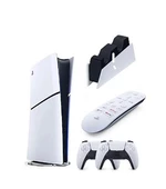 Sony Playstation 5 Slim Digital Edition İthalatçı Garantili + 2.Dualsense + Şarj İstasyonu + Medya Kumandası - 1