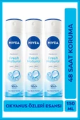 Nivea Kadın Sprey Deodorant Fresh Natural 150ml, Ter Kokusuna Karşı 48 Saat Koruma, Okyanus Özleri, X3Adet thumbnail 1