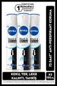 Nivea Invısıble Black&whıte Pure Sprey Deodorant 150ml Kadın 3'lü Paket - 1
