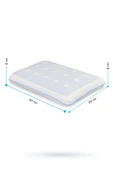 Viscofoam Terletmeyen Hava Kanallı Ortopedik Bebek Yastığı Jelli Hava Kanallı Visco Bebek Yastığı - 5