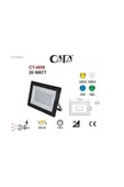 Cata Ct-4656 Slim Led Projektör 20 W Beyaz Işık 6400k - 3