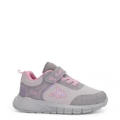 Albishoes Kız Çocuk Kışlık Mevsimlik Cırt Cırtlı Hafif Rahat Taban Sneaker Spor Ayakkabı - 1
