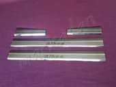 WOC Chrome Fiat Albea Krom Kapı Eşiği 2002-2012 4 Parça Paslanmaz Çelik - 1