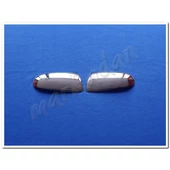Chevrolet Aveo Sedan Krom Ayna Kapağı 2006-2011 2 Parça Paslanmaz Çelik thumbnail 2