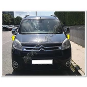 Markadan Peugeot Partner Tepee Krom Ayna Kapağı 2012-2018 2 Parça Abs Krom thumbnail 3
