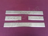 WOC Chrome VW Golf 7 Krom Kapı Eşiği 2012-2020 4 Parça Paslanmaz Çelik - 1