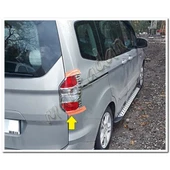 WOC Chrome Ford Tourneo Courier Krom Stop Çerçevesi 2014-2023 2 Parça Abs Krom thumbnail 3