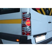 WOC Chrome VW Crafter Krom Stop Çerçevesi 2006-2017 2 Parça ABS Krom thumbnail 3