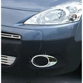 WOC Chrome Peugeot Partner Tepee Krom Sis Farı Çerçevesi 2008-2015 2 Parça Abs Krom - 1
