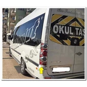 Markadan VW Crafter Krom Stop Çerçevesi 2006-2017 2 Parça ABS Krom thumbnail 3