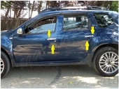 WOC Chrome Dacia Duster Krom Kapı Kolu 2010-2017 4 Kapı Paslanmaz Çelik thumbnail 4