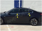 WOC Chrome Opel İnsignia Krom Kapı Kolu 2009 Sonrası 4 Kapı Paslanmaz Çelik thumbnail 3