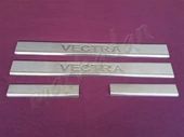 WOC Chrome Opel Vectra C Krom Kapı Eşiği 2002-2009 4 Parça Paslanmaz Çelik - 1