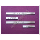 WOC Chrome Seat Leon Krom Kapı Eşiği 2012-2019 4 Parça Paslanmaz Çelik - 1