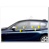 DB Chrome Bmw 1 F20 Cam Çıtası Nikelajı 2011-2019 4 Parça P.Çelik thumbnail 2