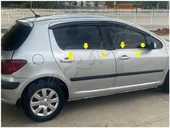 WOC Chrome Peugeot 307 Krom Cam Çıtası 2001-2008 4 Parça Paslanmaz Çelik thumbnail 3