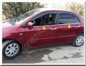 WOC Chrome Toyota Corolla Sedan Krom Cam Çıtası 2002-2006 4 Parça Paslanmaz Çelik thumbnail 2