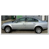WOC Chrome VW Passat 3B Krom Cam Çıtası 1996-2005 6 Parça Paslanmaz Çelik thumbnail 1