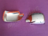 WOC Chrome Renault Kangoo Krom Ayna Kapağı 2002-2007 2 Parça Paslanmaz Çelik thumbnail 2