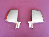 WOC Chrome Fiat Doblo Krom Ayna Kapağı 2010-2023 2 Parça Abs Krom thumbnail 1