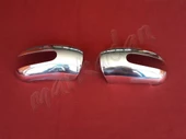 DB Chrome Mercedes ML W164 Krom Ayna Kapağı 2005-2011 2 Parça P.Çelik thumbnail 1