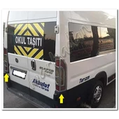 Markadan Fiat Ducato Krom Stop Çerçevesi 2006-2014 2 Parça Abs Krom thumbnail 3