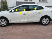 Markadan Renault Fluence Krom Cam Çıtası 2010-2016 4 Parça Paslanmaz Çelik thumbnail 3