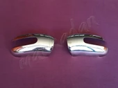 WOC Chrome Mercedes ML W164 Krom Ayna Kapağı 2005-2011 2 Parça Paslanmaz Çelik thumbnail 1