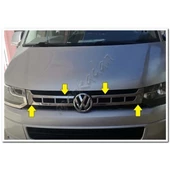 VW T5 Multivan Krom Ön Panjur 2010-2014 2 Parça Paslanmaz Çelik thumbnail 2