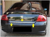 Peugeot 407 Krom Bagaj Alt Çıta 2004-2010 Paslanmaz Çelik thumbnail 4