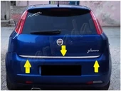 Fiat Grande Punto Krom Bagaj Alt Çıta 2006-2017 Paslanmaz Çelik thumbnail 1