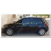VW Golf 7 Krom Cam Çıtası 2012-2020 4 Parça Paslanmaz Çelik thumbnail 1