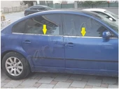 VW Passat 3B Krom Cam Çıtası 1996-2005 6 Parça Paslanmaz Çelik thumbnail 2