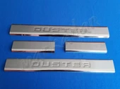 Dacia Duster Krom Kapı Eşiği 2010-2017 4 Parça Paslanmaz Çelik - 1