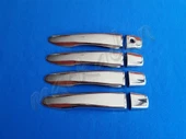 Nissan Qashqai Sensörsüz Krom Kapı Kolu 2014-2021 4 Kapı Paslanmaz Çelik thumbnail 1