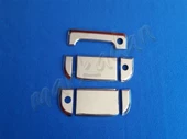 VW T4 Caravelle Krom Kapı Kolu 1995-2003 3 Kapı 7 Parça Paslanmaz Çelik thumbnail 1